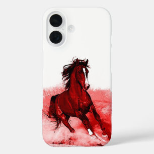 Coque Pour iPhone 16 Cheval de course