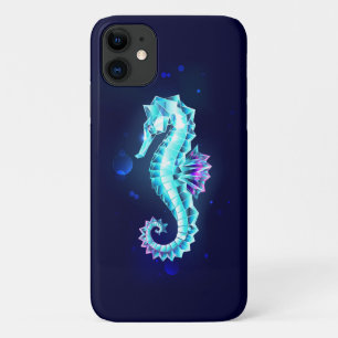 Case-Mate iPhone Case Cheval de mer de glace cristal sur Arrière - plan