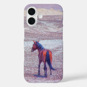 Coque Pour iPhone 16 Cheval du désert P8640
