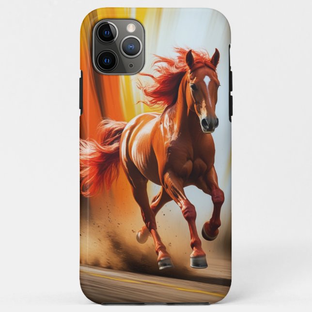 Coques Case-Mate iPhone Cheval en Course Fougueux – Art Énergétique Dynami (Dos)