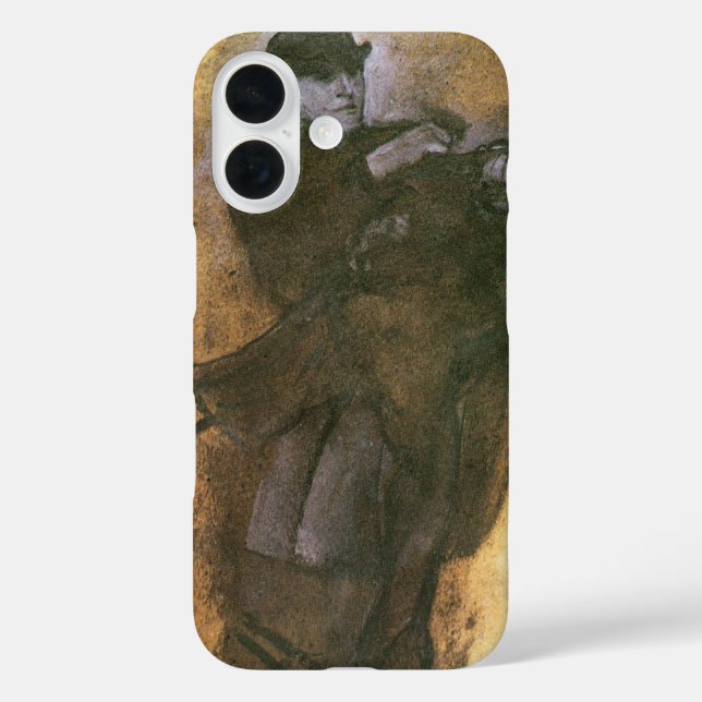 Coques Case-Mate iPhone Cheval et Cavalier par Edgar Degas, Étude d'Art Vi (Verso)