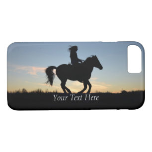 Case-Mate iPhone Case Cheval et cavalier Silhouette personnalisée