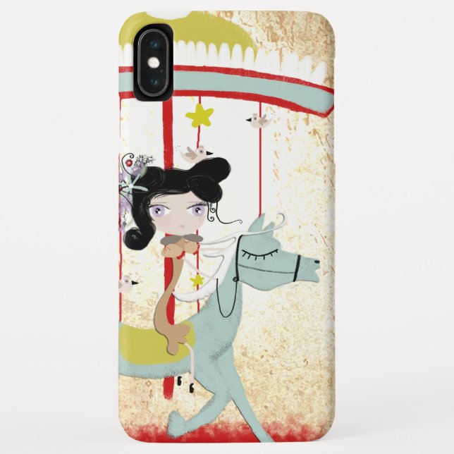 COQUES Case-Mate iPhone CHEVAL FILLE CARROUSEL (Dos)