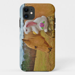 Etui iPhone Case-Mate Cheval Jaune, Lapin De Printemps