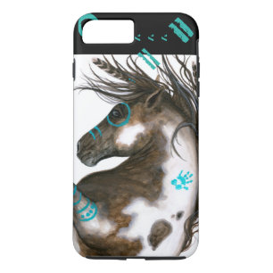 Coque Case-Mate Pour iPhone Cheval majestueux Teal par cas de BiHrlE