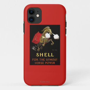 Coques Pour iPhone Cheval mécanique avec Shell Oil