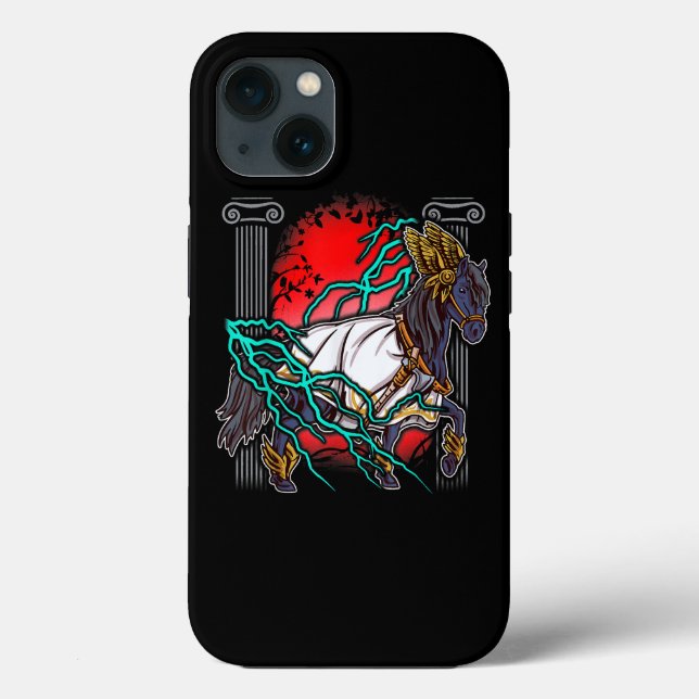 Coques Case-Mate iPhone Cheval Mythes Grecs Zeus Dieux Anciens Equine Ligh (Verso)