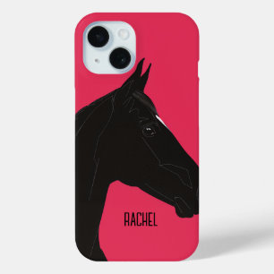 Coque Case-Mate iPhone Cheval noir