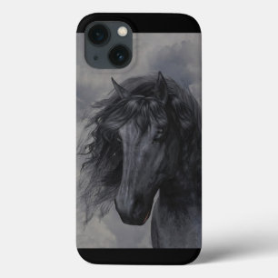 Etui iPhone Case-Mate Cheval noir