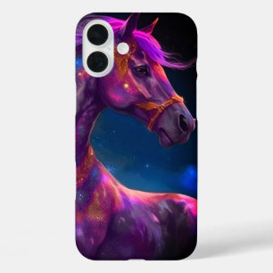 Coque Pour iPhone 16 Plus Cheval pourpre