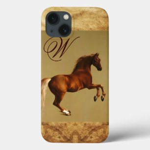 Case-Mate iPhone Case CHEVAL ROUGE Monogramme de parchemin