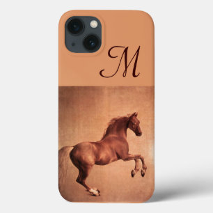 Etui iPhone Case-Mate CHEVAL ROUGE, Monogramme rose antique