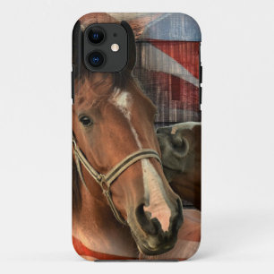Case-Mate iPhone Case Cheval Rustic Barne drapeau américain