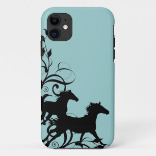 Coques Pour iPhone Cheval sauvage noir