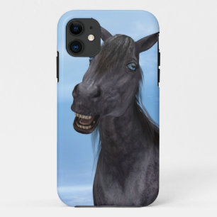 Coque iPhone 11 Cheval souriant