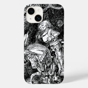 Coque Pour iPhone 14 Chevalier Blanc d'Alice au Pays des Merveilles Vin