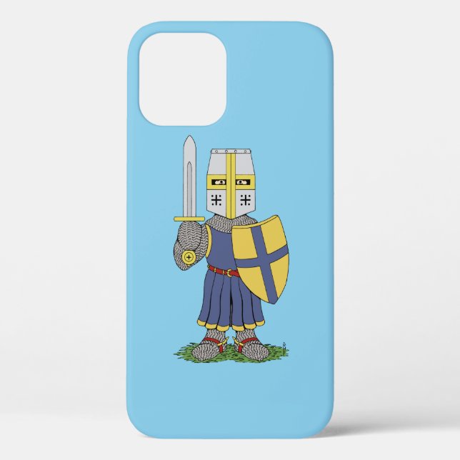 Coques Case-Mate iPhone Chevalier médiéval mignon (Verso)