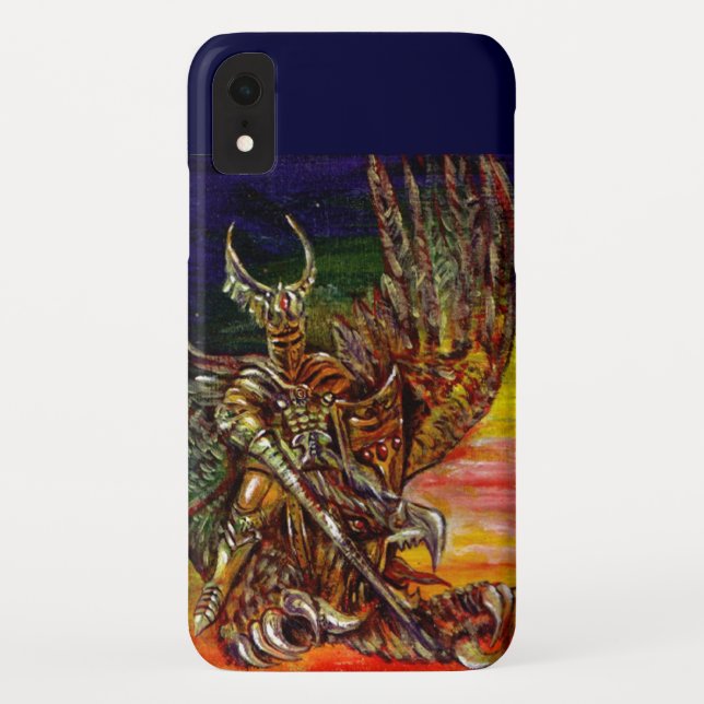 Coques Case-Mate iPhone CHEVALIER SOMBRE ET Imaginaire DRAGON (Dos)