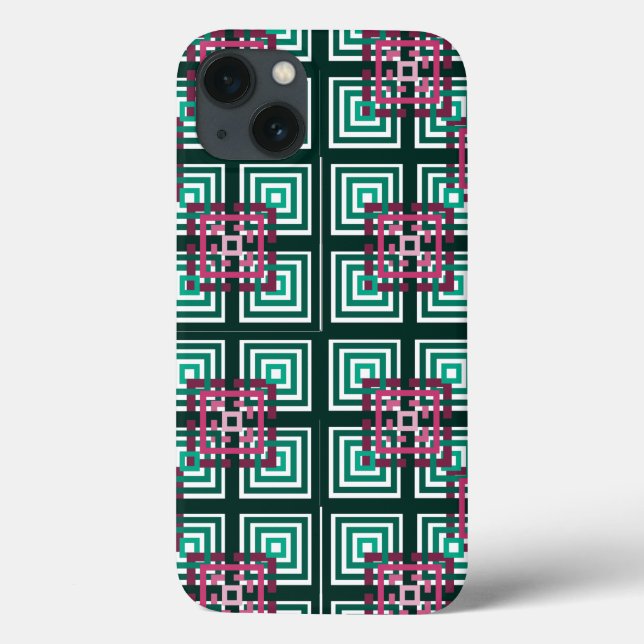 Coques Case-Mate iPhone Chevauchement des Carrés (Verso)