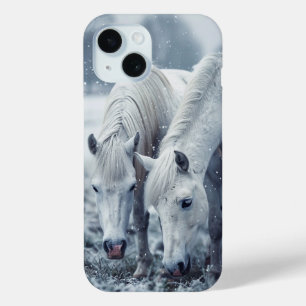 Coque Case-Mate iPhone Chevaux blancs