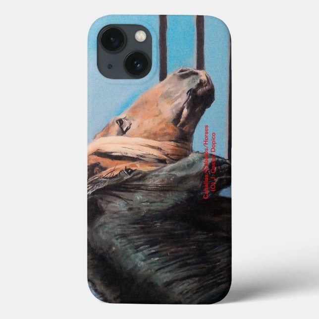 Coques Case-Mate iPhone Chevaux/Cabalos/Horses (Verso)