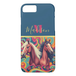 Case-Mate iPhone Case Chevaux coloré ornemental iPhone / iPad cas