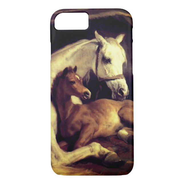 Coques Case-Mate iPhone Chevaux d'atterrisseur (Dos)