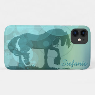 Case-Mate iPhone Case Chevaux de coeur VI (bulles turquoises)