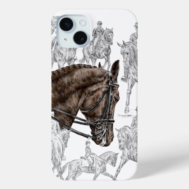 Coques Case-Mate iPhone Chevaux de contrainte collectés FEI (Verso)