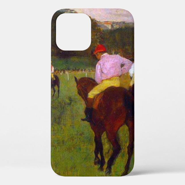 Coques Case-Mate iPhone Chevaux de course Edgar Degas à Longchamp (Verso)