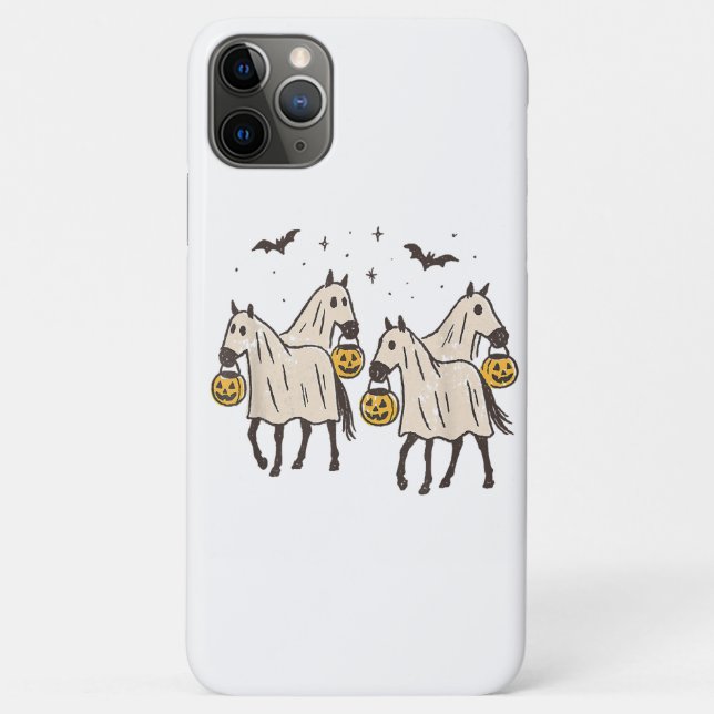 Coques Case-Mate iPhone Chevaux fantômes mignons Halloween Trick or Treat  (Dos)