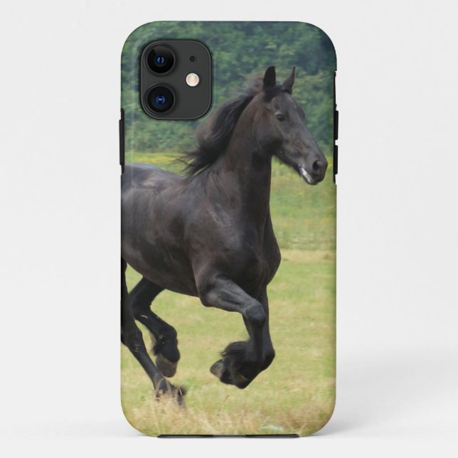 Coques Case-Mate iPhone Chevaux frisons galopants (Dos)