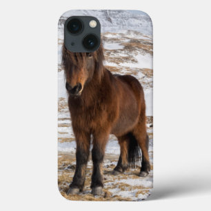 Coque Case-Mate iPhone Chevaux islandais en hiver