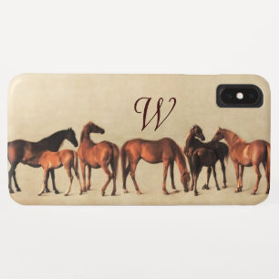 Coques Pour iPhone CHEVAUX / MARES ET FOLS Monogramme