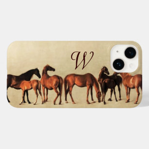 Coque Case-Mate iPhone CHEVAUX / MARES ET FOLS Monogramme