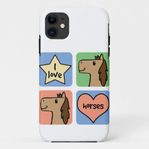 Etui iPhone Case-Mate Chevaux mignons d'amour du clipart (images