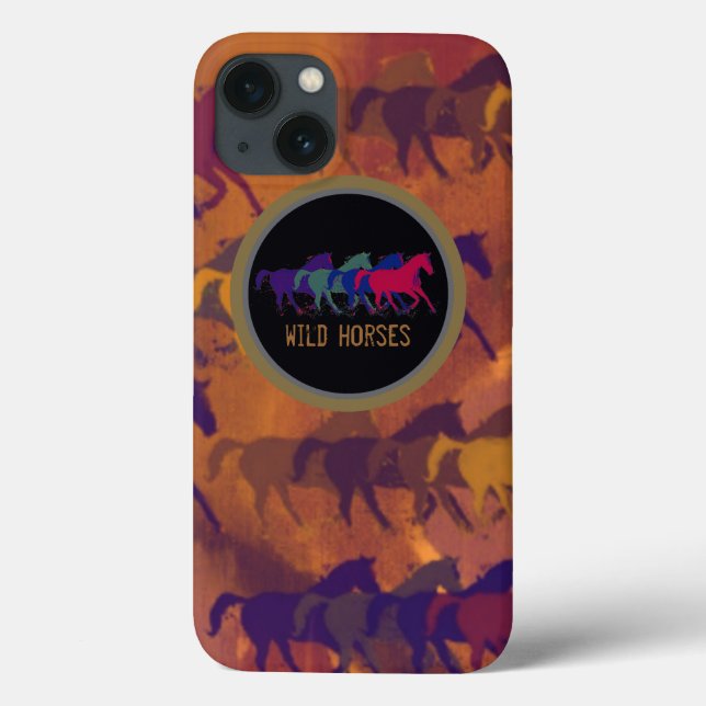 Coques Case-Mate iPhone Chevaux sauvages (Verso)