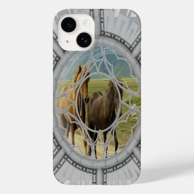 Coques Case-Mate iPhone Chevaux sauvages (Verso)