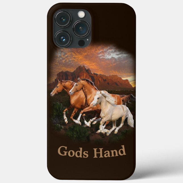 Coques Case-Mate iPhone Chevaux sauvages d'Arizona (Verso)