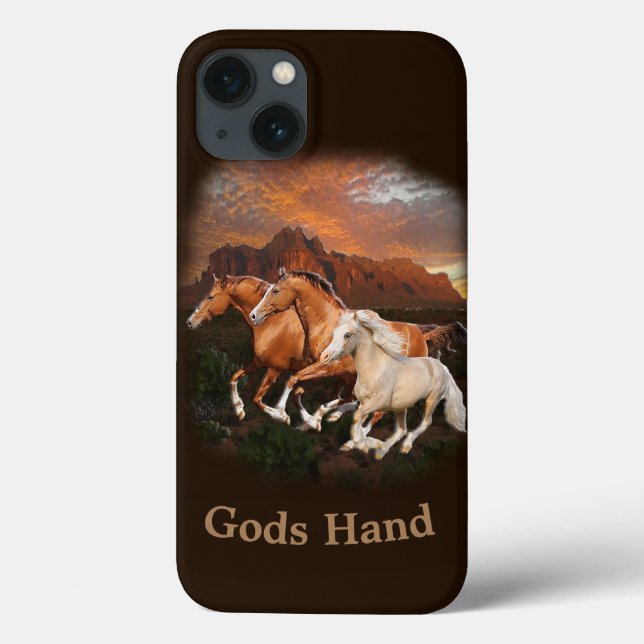 Coques Case-Mate iPhone Chevaux sauvages d'Arizona (Verso)