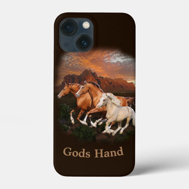Coques Case-Mate iPhone Chevaux sauvages d'Arizona (Verso)