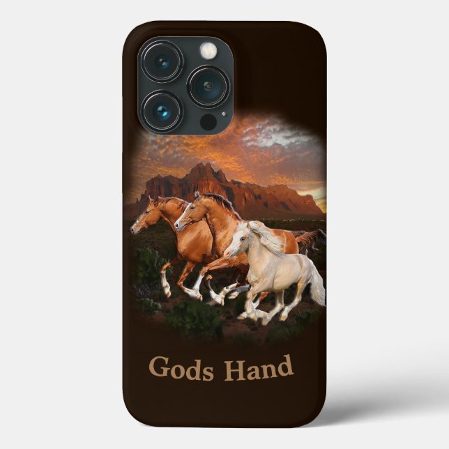 Coques Case-Mate iPhone Chevaux sauvages d'Arizona (Verso)