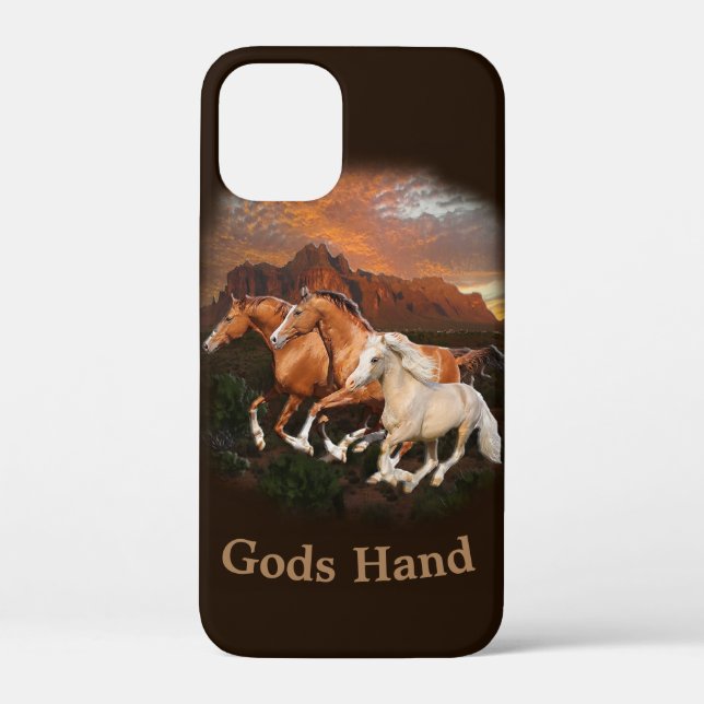 Coques Case-Mate iPhone Chevaux sauvages d'Arizona (Verso)
