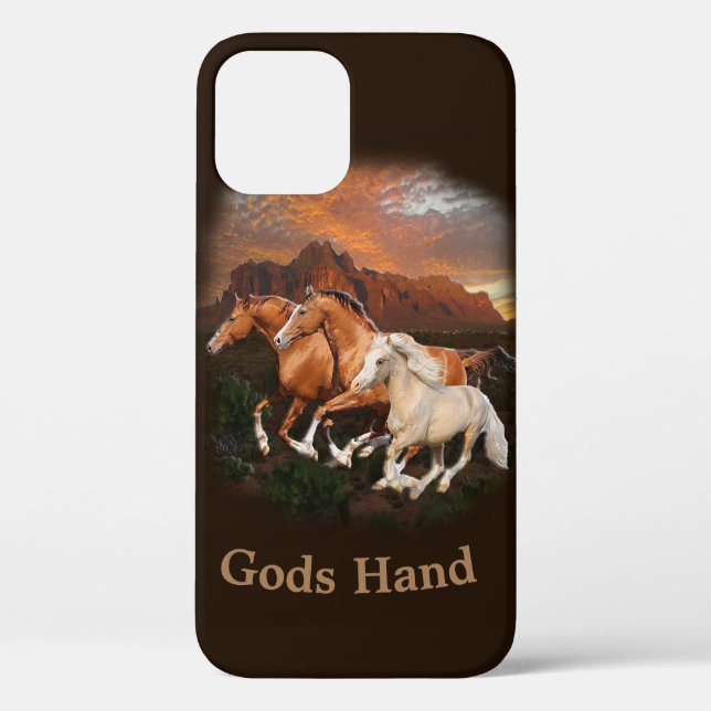 Coques Case-Mate iPhone Chevaux sauvages d'Arizona (Verso)