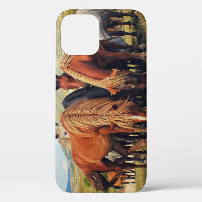 Coques Case-Mate iPhone Chevaux sauvages Vie Nature Scène (Verso)