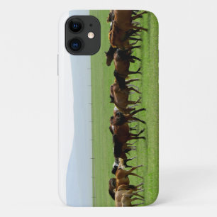 Etui iPhone Case-Mate Chevaux sur le pâturage - Photographie du paysage
