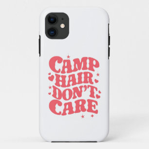 Case-Mate iPhone Case Cheveux de camping, on s'en fiche, filles de campi