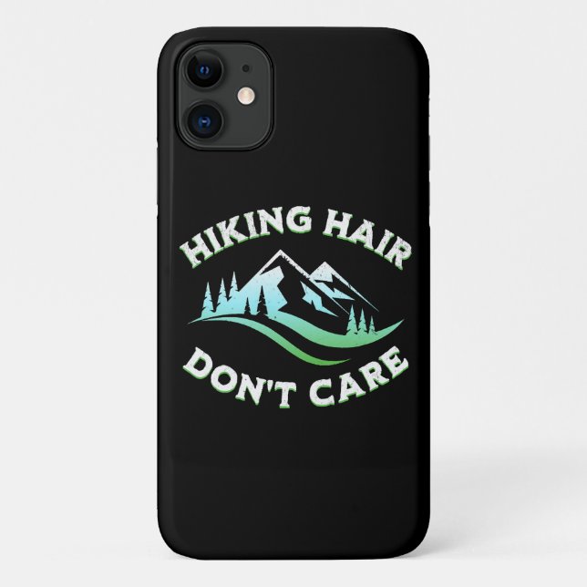 Coques Case-Mate iPhone Cheveux de randonnée, on s'en fiche (Dos)