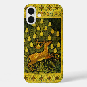 Coque Pour iPhone 16 Plus CHÈVRE FLEUVE, FLEURS CHESTNUT TREE vert Jaune