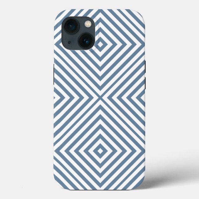 Coques Case-Mate iPhone Chevron de diamant gris français @ Emporiomoffa (Verso)